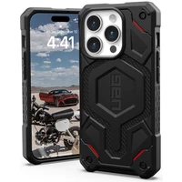 UAG Monarch Pro MagSafe iPhone 15 Pro kevlarově černý - Pouzdra