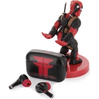 EXG Deadpool Pro Bundle - bezdrátová sluchátka + držák  - Sluchátka