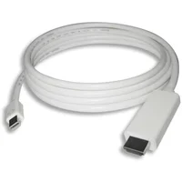 PremiumCord Mini DisplayPort/HDMI kabel 2m bílý - Kabely a redukce