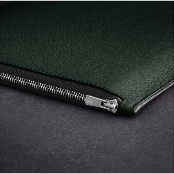 Woolnut Leather Folio kožené pouzdro iPad Pro 11"/iPad Air 11" tmavě zelené - Pouzdra - Obrázek C9LR100501