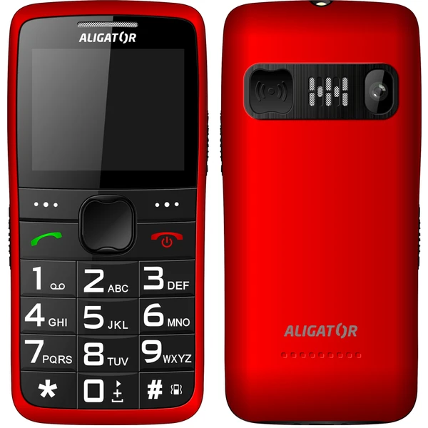 ALIGATOR A675 Senior červený + stolní nabíječka - Mobilní telefony - Obrázek C9PL600301