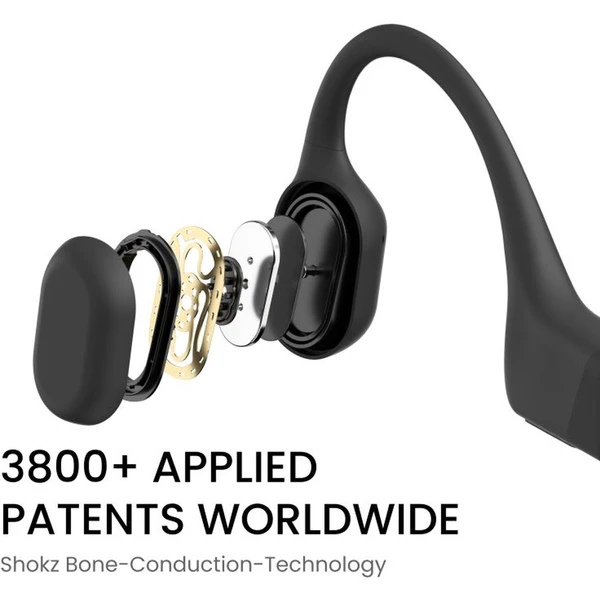 Shokz OpenRun (USB-C) bezdrátová sluchátka černá - Sluchátka - Obrázek C9TA000N01