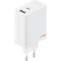OnePlus SUPERVOOC 120W nabíječka s USB-C a USB-A, PD, QC a PPS bílá - Nabíječky