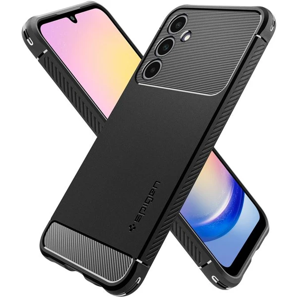 Spigen Rugged Armor kryt Samsung Galaxy A25 5G matně černý - Pouzdra - Obrázek C9V3000N01