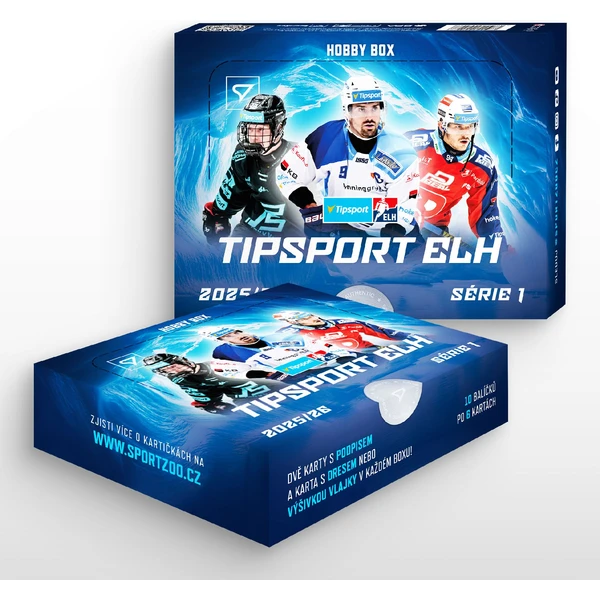 Hokejové karty SportZoo Tipsport ELH 2025/26 1. série Hobby box - Hokejové karty - Obrázek CAJM000K01