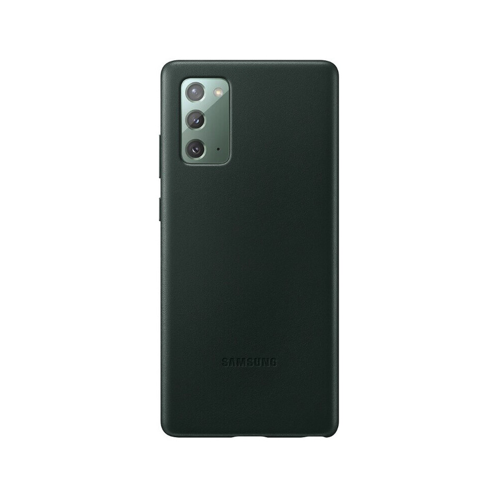 Samsung Leather Cover kryt Galaxy Note20 (EF-VN980LGEGEU) zelený