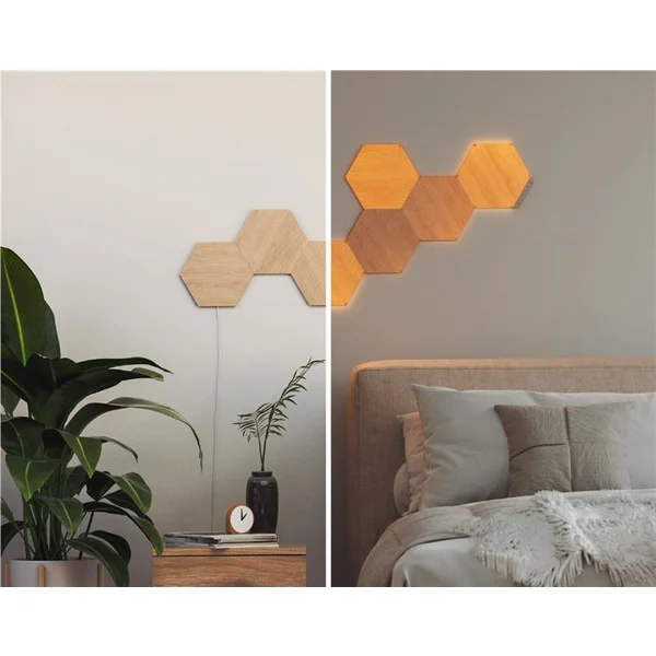 Nanoleaf Elements Hexagons Expansion 3 Pack - Chytrá osvětlení - Obrázek CBMJF00101