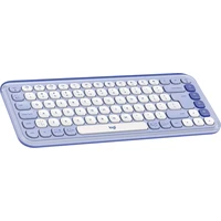 Logitech POP ICON KEYS (US) klávesnice liliová - Klávesnice