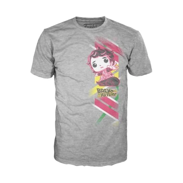 Funko POP! & Tee: Back to the Future - Marty w/Hoverboard M - Dárkové sety - Obrázek CCC8000N01
