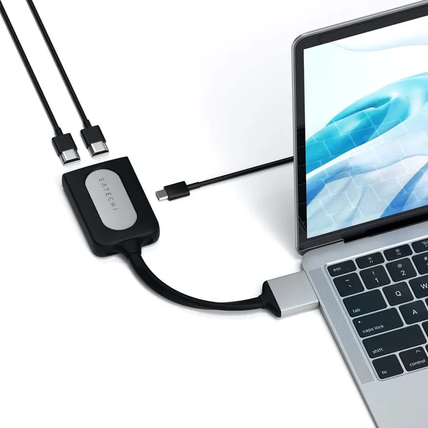 Satechi Dual HDMI Adapter stříbrný - USB huby - Obrázek CCL2700301