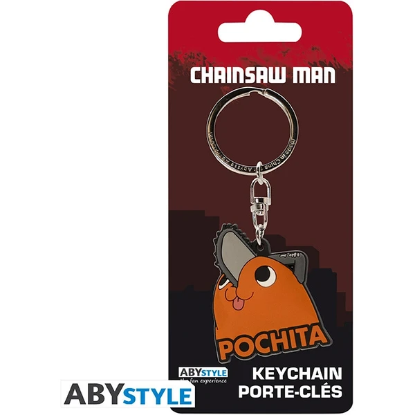 Klíčenka Abysse Corp Chainsaw Man - Pochita - Klíčenky - Obrázek CDXH000K01