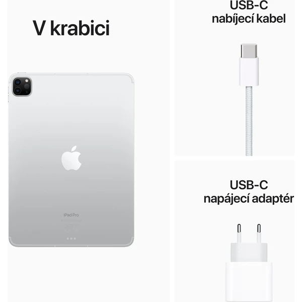 Apple iPad Pro 11" (2022) 256 GB Wi-Fi stříbrný (Kategorie B) - Tablety - Obrázek CEE5700301