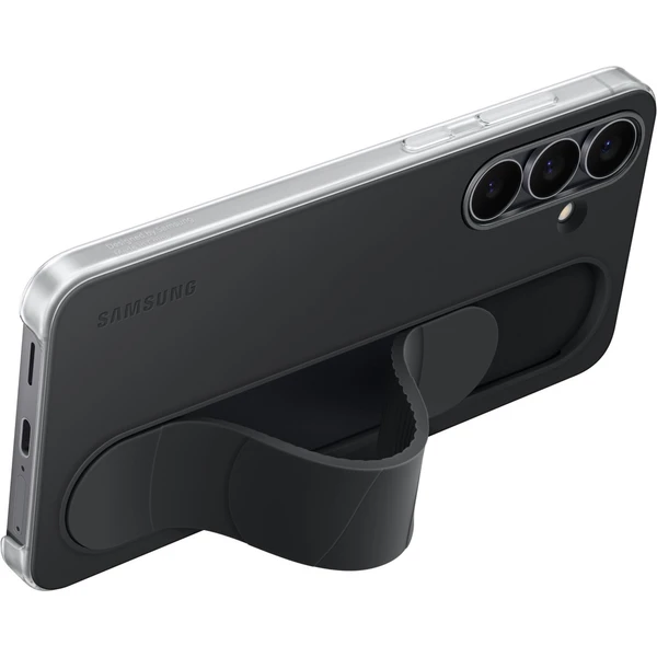 Samsung Standing Grip kryt s popruhem Galaxy S25 FE černý - Pouzdra - Obrázek CFDH000K01