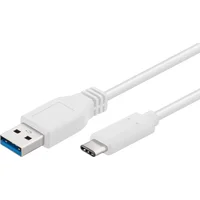 PremiumCord USB-C/USB-A napájecí kabel 40W 3m bílý - Kabely a redukce