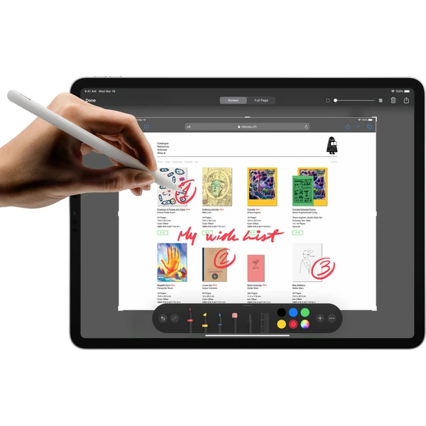 Apple iPad Pro 12,9" 128 GB Wi-Fi + Cellular stříbrný (2020) (Kategorie B) - Tablety - Obrázek CFL1200301