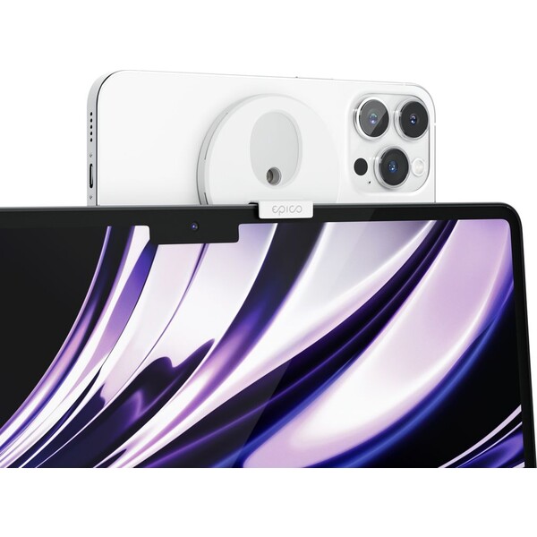Epico držák na iPhone pro video streaming Mag+, bílá 9915101100160