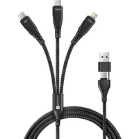 CONNECT IT Wirez 6v1 napájecí kabel 100W 1,25m černý - Kabely a redukce