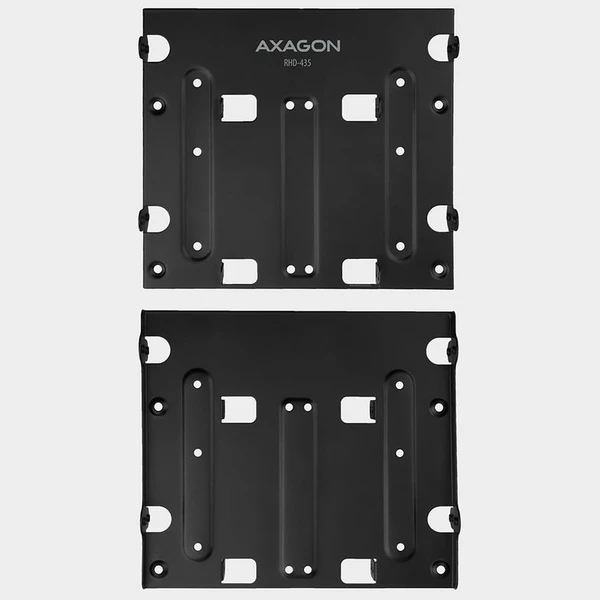 AXAGON RHD435 kovový rámeček pro 4x 2.5" nebo 2x 2.5" HDD/SSD a 1x 3.5" HDD do 5.25" pozice - Rámečky na disky - Obrázek CG7HF00101