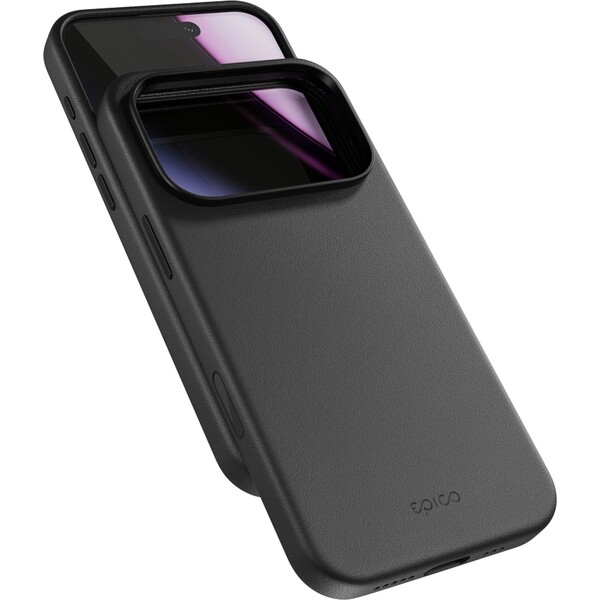 Epico Leather Pro Mag+ kryt pro iPhone 17 Pro Max Qi2 & Magsafe kompatibilní černý Černá