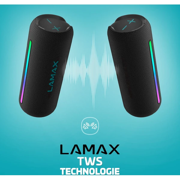LAMAX LightNote1 bezdrátový reproduktor černý - Reproduktory - Obrázek CGSL000K01