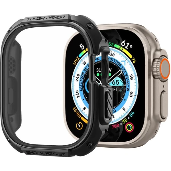 Spigen Tough Armor kryt Apple Watch Ultra 3/2/1 (49mm) černý - Pouzdra - Obrázek CHO0000701