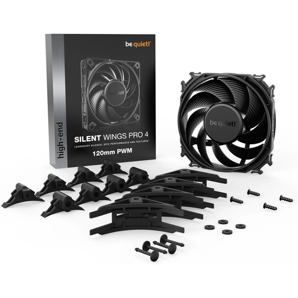 Be quiet! Silent Wings PRO 4 PWM 120mm - Ventilátory pro PC - Obrázek CHUG300401