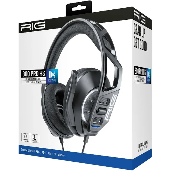 Nacon RIG 300 PRO HS herní headset pro PS4/PS5 černý - Sluchátka - Obrázek CI37700301