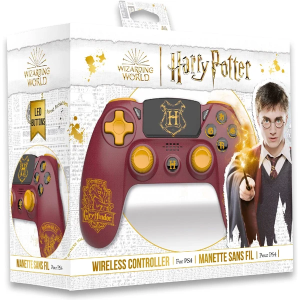 Freaks and Geeks herní ovladač s motivem Harry Potter – Gryffindor (PS4) - Herní ovladače - Obrázek CI92G00101