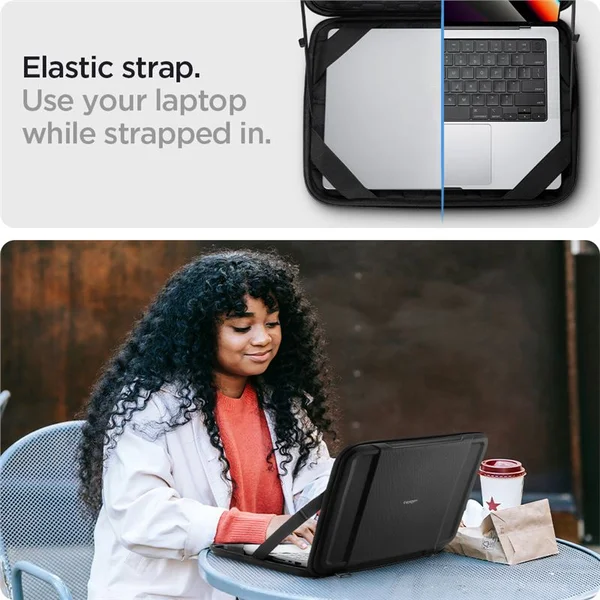 Spigen Rugged Armor Pro pouzdro MacBook Pro 14" M4 2024/M3 2023/M2 2023/M1 2021 černé - Pouzdra - Obrázek CIEZ600301