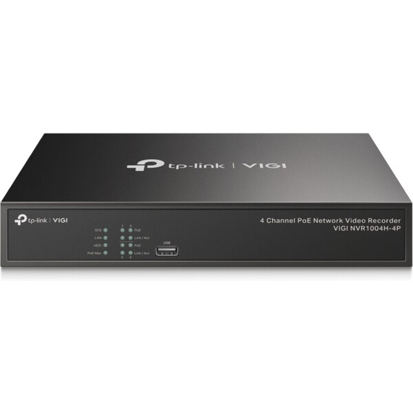 TP-Link VIGI NVR1004H-4P Černá