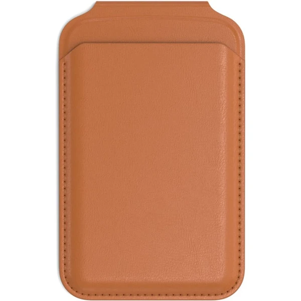 Satechi MagSafe stojánek/peněženka z veganské kůže pro iPhone 12/13/14/15 - všechny modely oranžová - Stojánky - Obrázek CJ00000J01