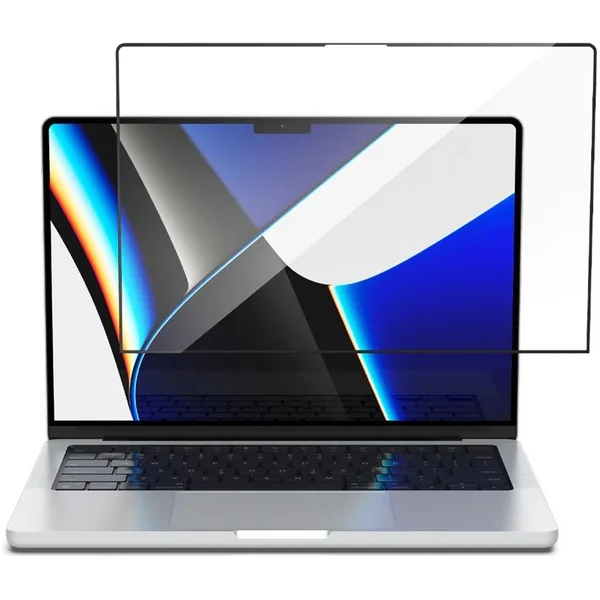 Spigen Glas.tR Slim sklo MacBook Pro 14" M4 2024/M3 2023/M2 2023/M1 2021 - Ochranné folie a skla - Obrázek CLEZ600301