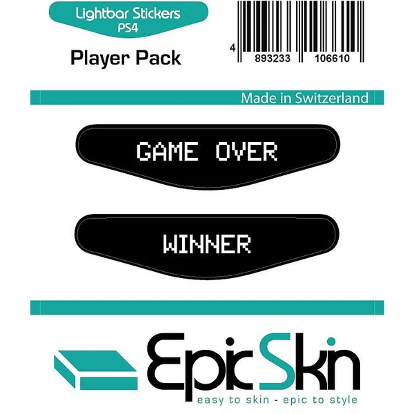 Epic Skin PS4 Lightbar Player Pack personalizované samolepky pro DualSchock - Polepy a nálepky - Obrázek CLHI100201