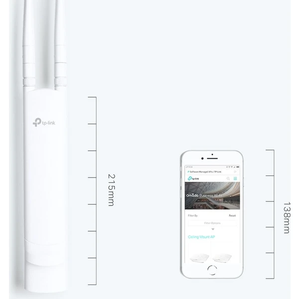 TP-Link EAP110-outdoor Access Point - Access pointy - Obrázek CLISF00101