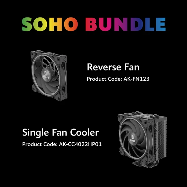 AKASA Soho H4 Plus Reverse Kit - Chladiče - Obrázek CM0M000K01