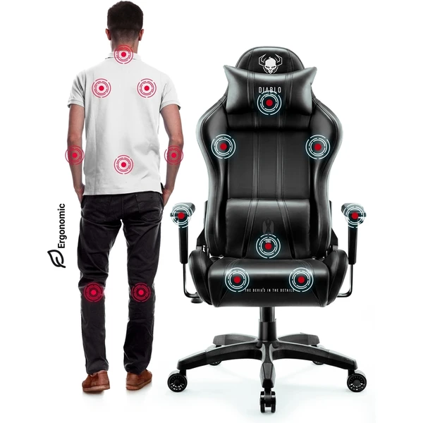 Diablo X-One 2.0 King Size herní židle černé - Židle - Obrázek CM2G000K01