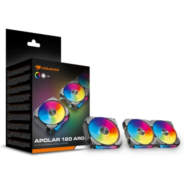 COUGAR APOLAR 120 ARGB (3 ks) černý - Ventilátory pro PC - Obrázek CP16000J01