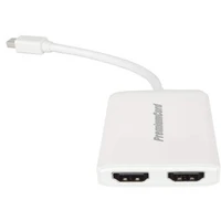 PremiumCord Mini DisplayPort/2x HDMI redukce 0,2m bílá - Kabely a redukce