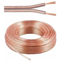 PremiumCord Kabely na propojení reprosoustav 99,9% měď 2x2,5mm2 50m - Kabely
