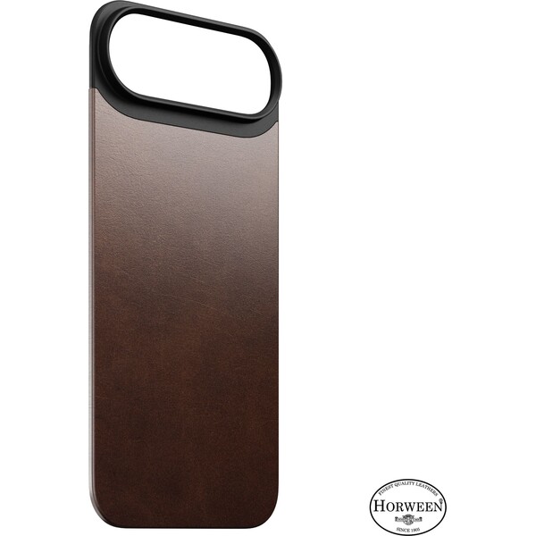 Nomad Magnetic Leather Back (Horween) Magsafe kožený kryt iPhone 17 Air Rustic Brown