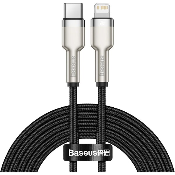 Baseus Cafule Series kabel USB-C/Lightning (PD) 20W 2m černý