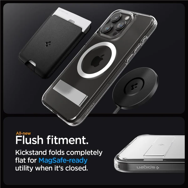 Spigen Ultra Hybrid S MagFit kryt iPhone 15 Pro čirý - Pouzdra - Obrázek CSW8000601