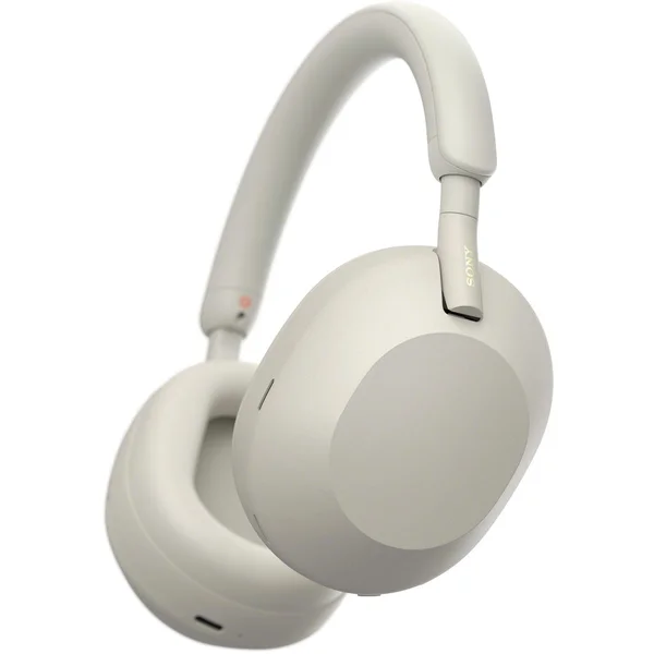 Sony WH-1000XM5 bezdrátová sluchátka stříbrná - Sluchátka - Obrázek CT0D300401