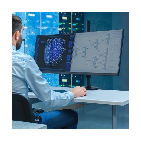 Ergotron LX Stolní stojan pro 2 monitory 40" černé - Držáky pro obrazovky - Obrázek CTMB100501