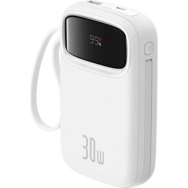Baseus Qpow2 powerbanka 10000mAh bílá - Powerbanky - Obrázek CUTL000K01