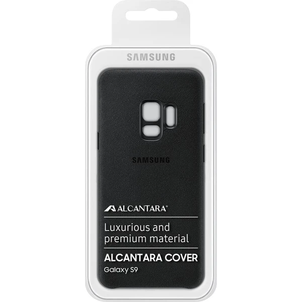 Samsung zadní kryt z kůže Alcantara Samsung Galaxy S9 modré - Pouzdra - Obrázek CUVO000101