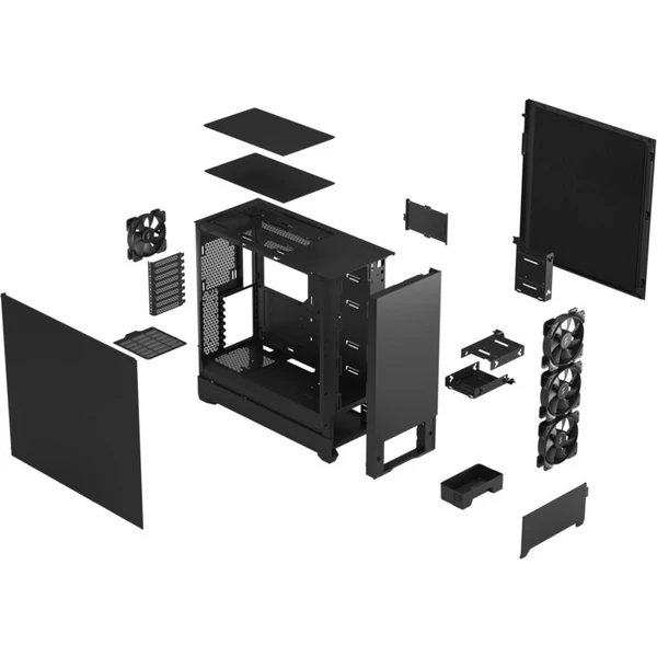 Fractal Design Pop XL Silent černá - Počítačové skříně - Obrázek CVCVF00101