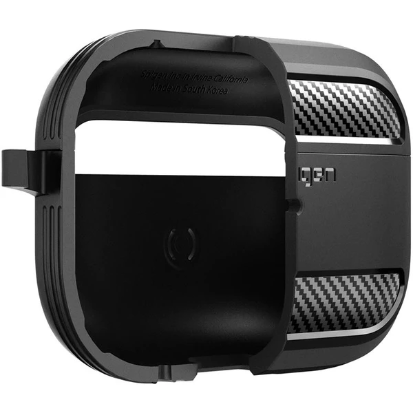 Spigen Rugged Armor pouzdro pro  AirPods Pro 2 černé - Pouzdra - Obrázek CVK0000N01