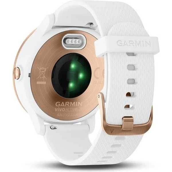 Garmin vívoActive3 Optic chytré hodinky řůžově zlaté/bílý pásek - Chytré hodinky - Obrázek CWRS000101