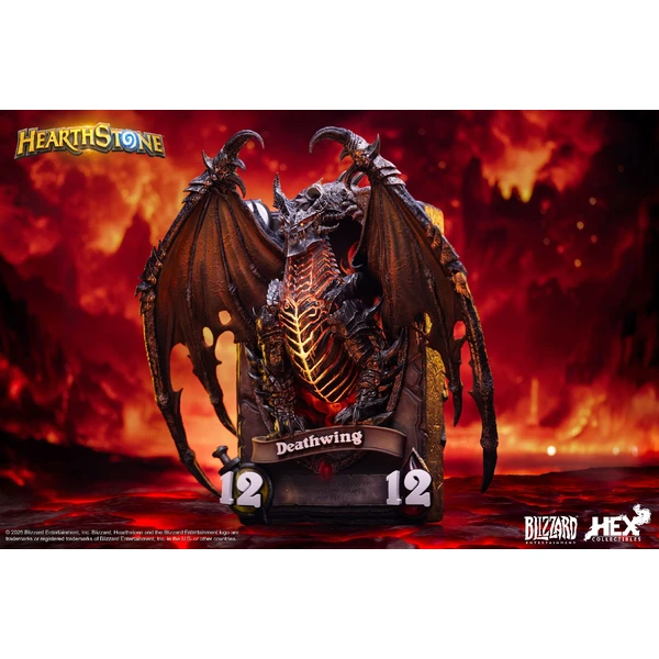 Soška HEX Collectibles Blizzard: Hearthstone - Deathwing 3D Art Frame - Sochy a sošky - Obrázek CXWF000K01